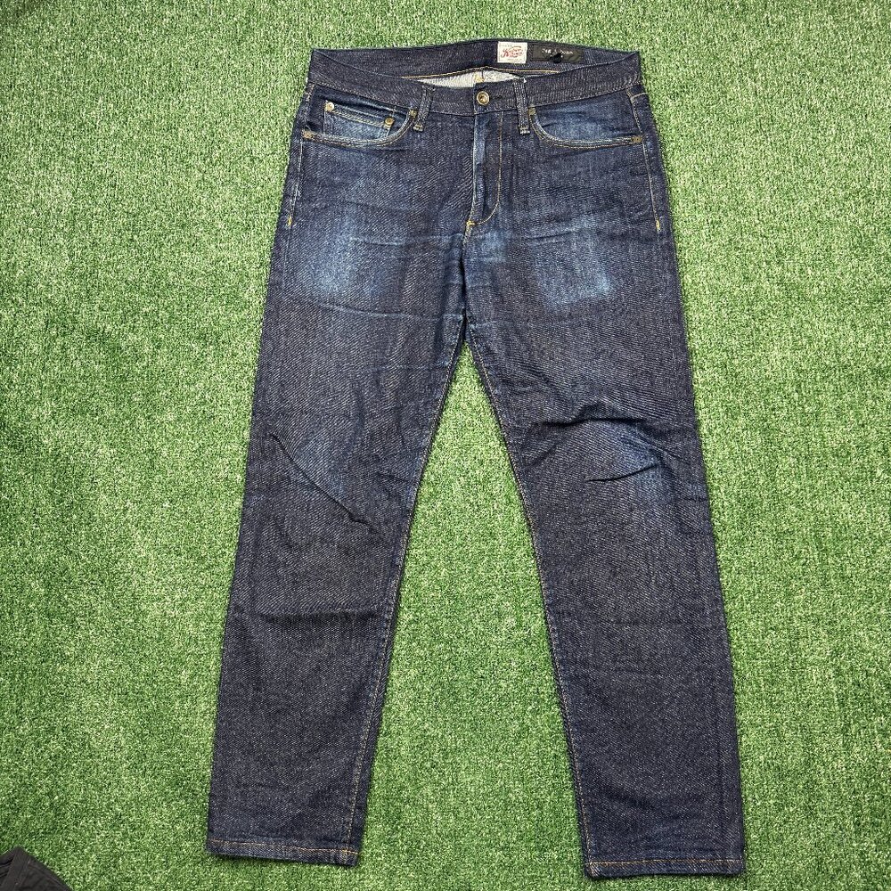 Rag & Bone Men's Jeans Size 32 x 28 Kaihara Denim Pants Japan Slim Designer